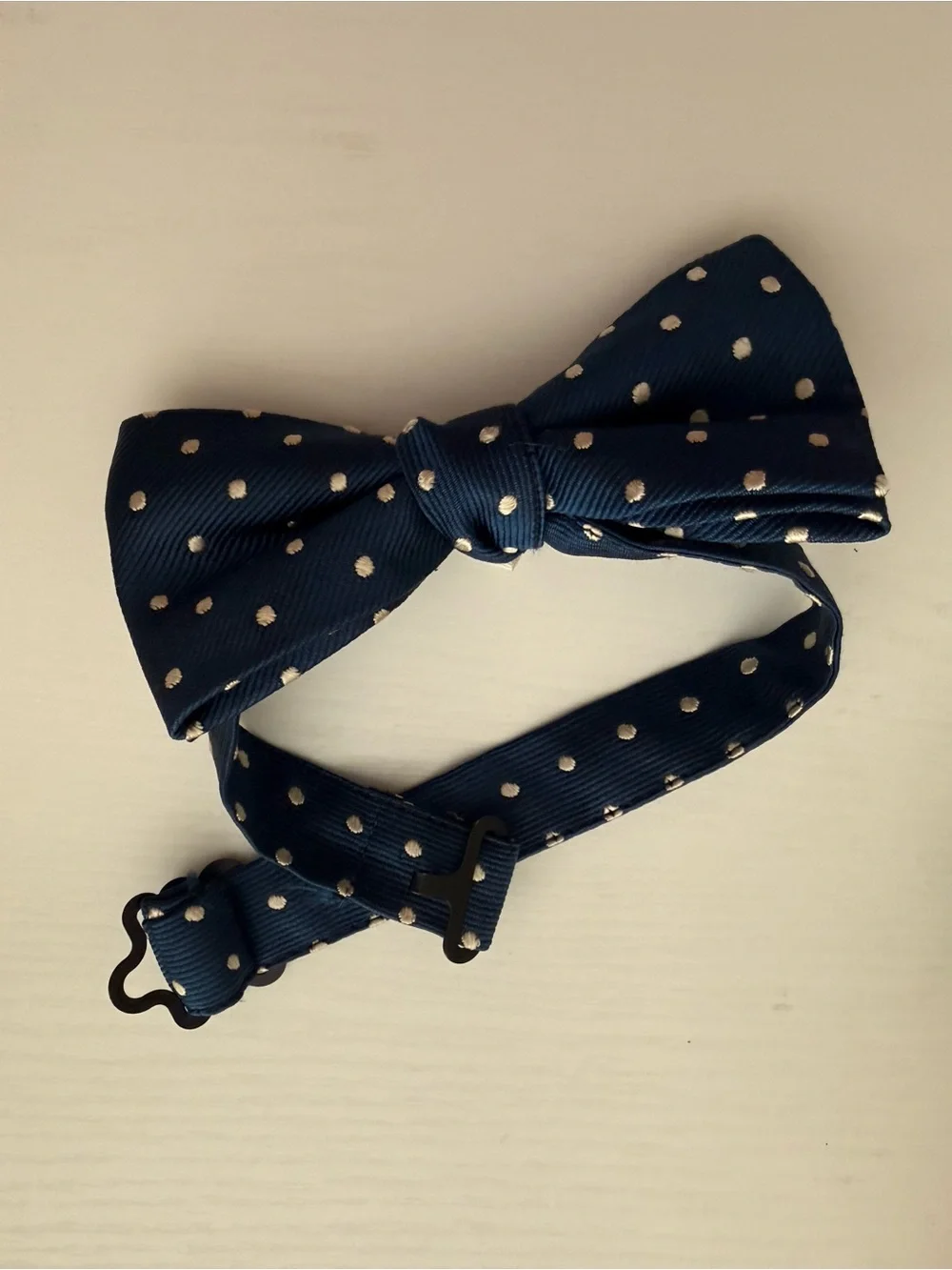Navy Polka Dot Bow Tie - Boy’s Formal Accessory